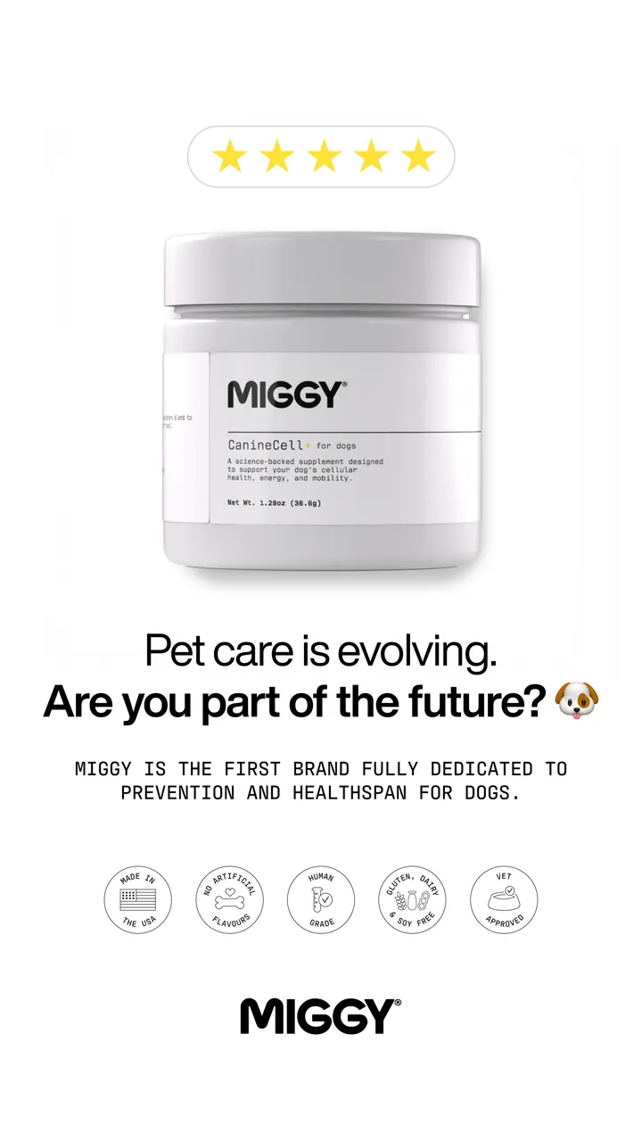 MIGGY static ad: Pet care is evolving. Are you part of the future?