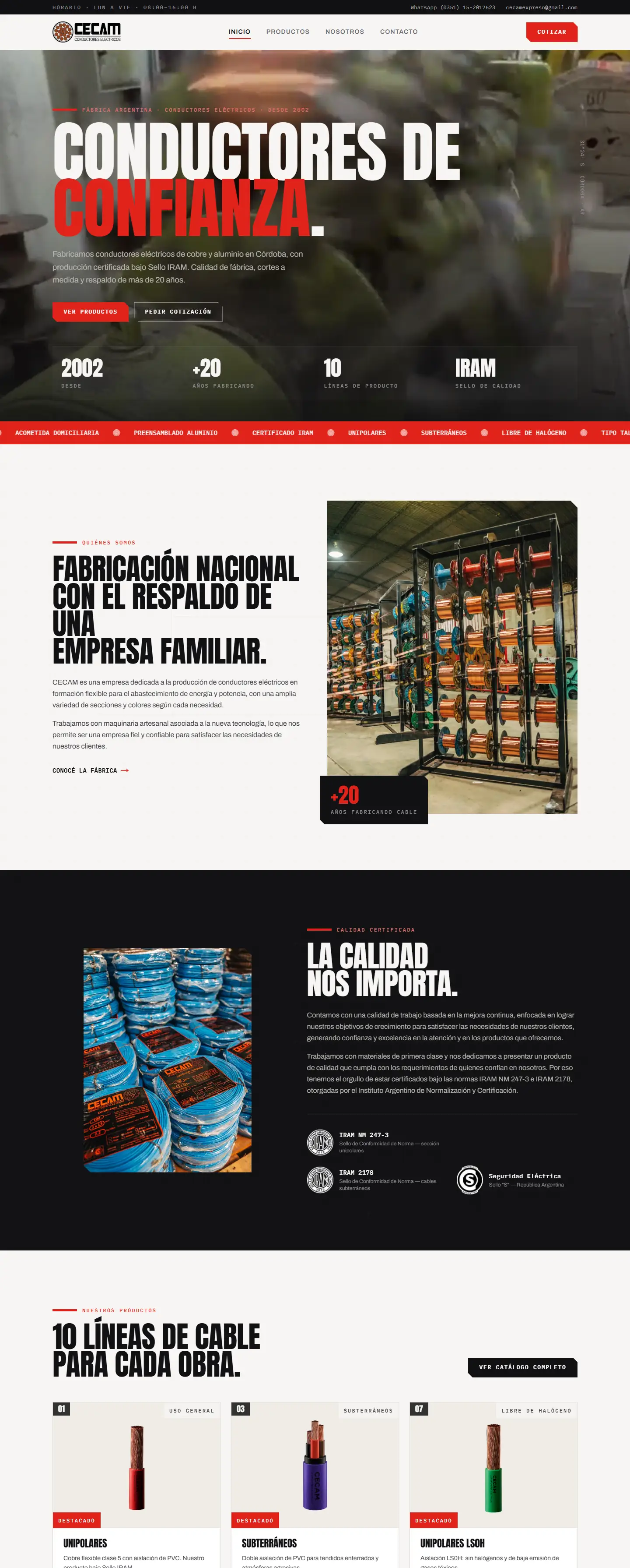 CECAM website on desktop, captured from the site